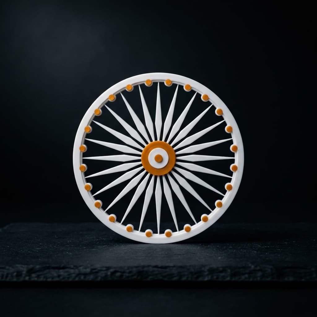 Tricolour Ashoka Chakra