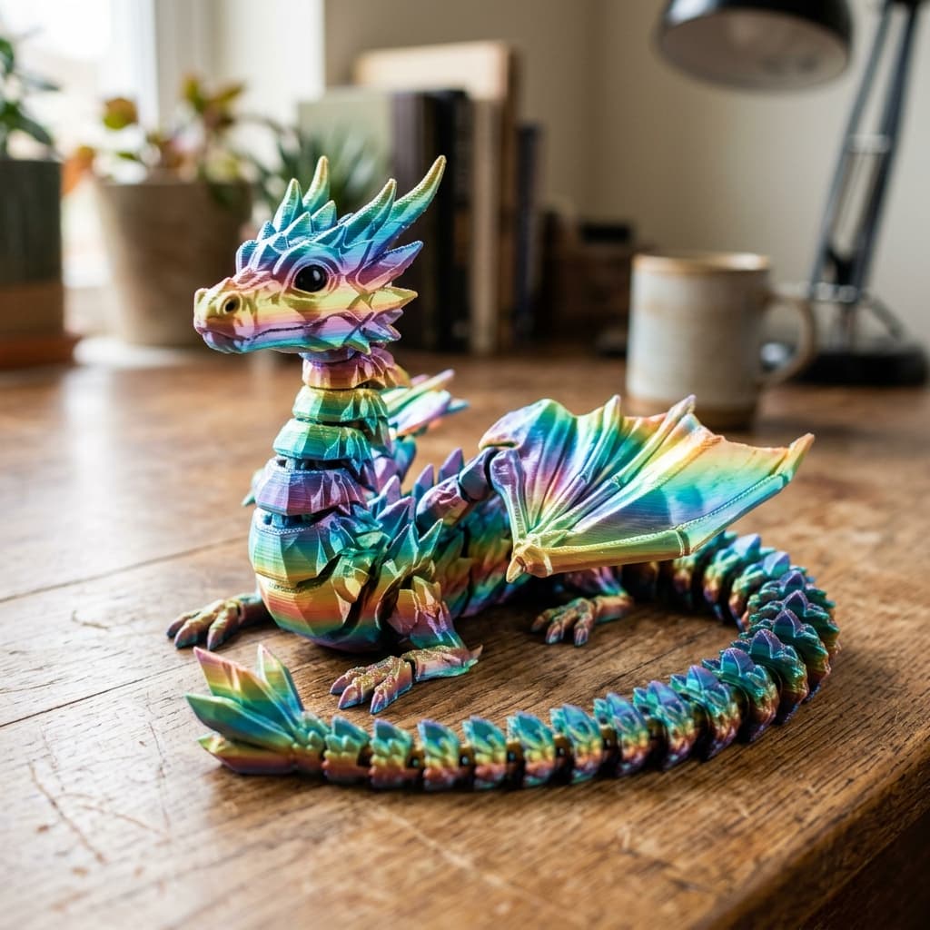 Articulated Crystal Dragon