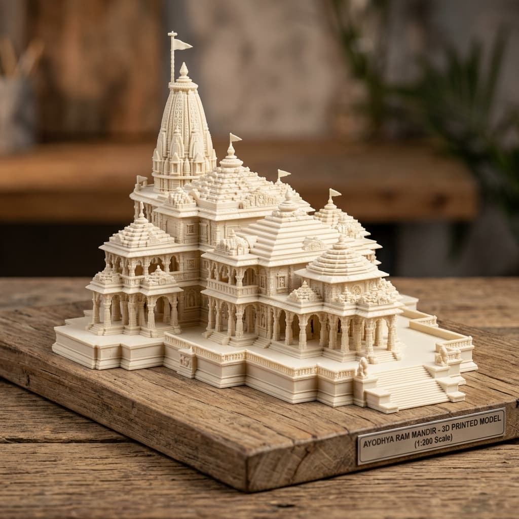 Ram Mandir Ayodhya 3D Model