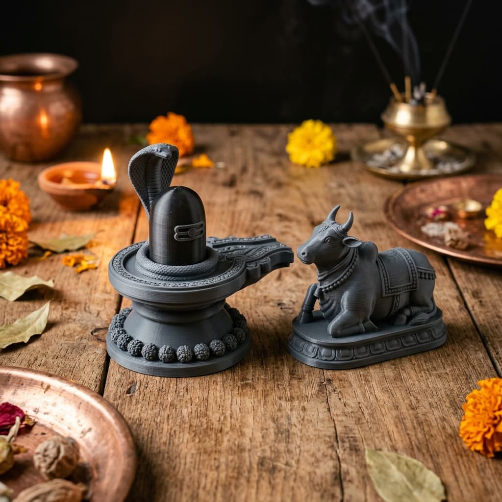 Shiv Lingam with Nandi