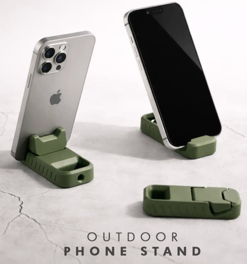 Outdoor Phone Stand - Compact and Durable